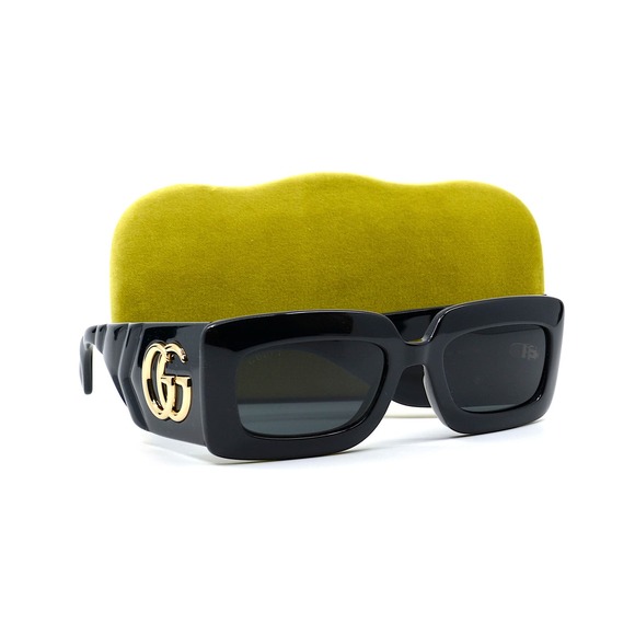 NEW GUCCI GG0811S 001 BLACK GREY AUTHENTIC SUNGLASSES - Picture 11 of 15